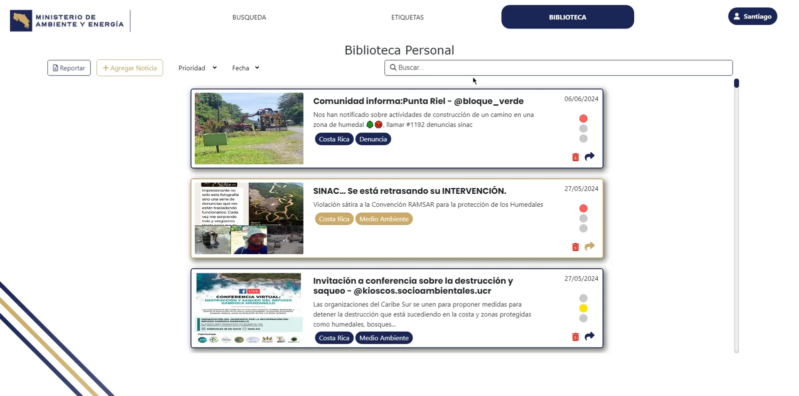 SIDNA personal library